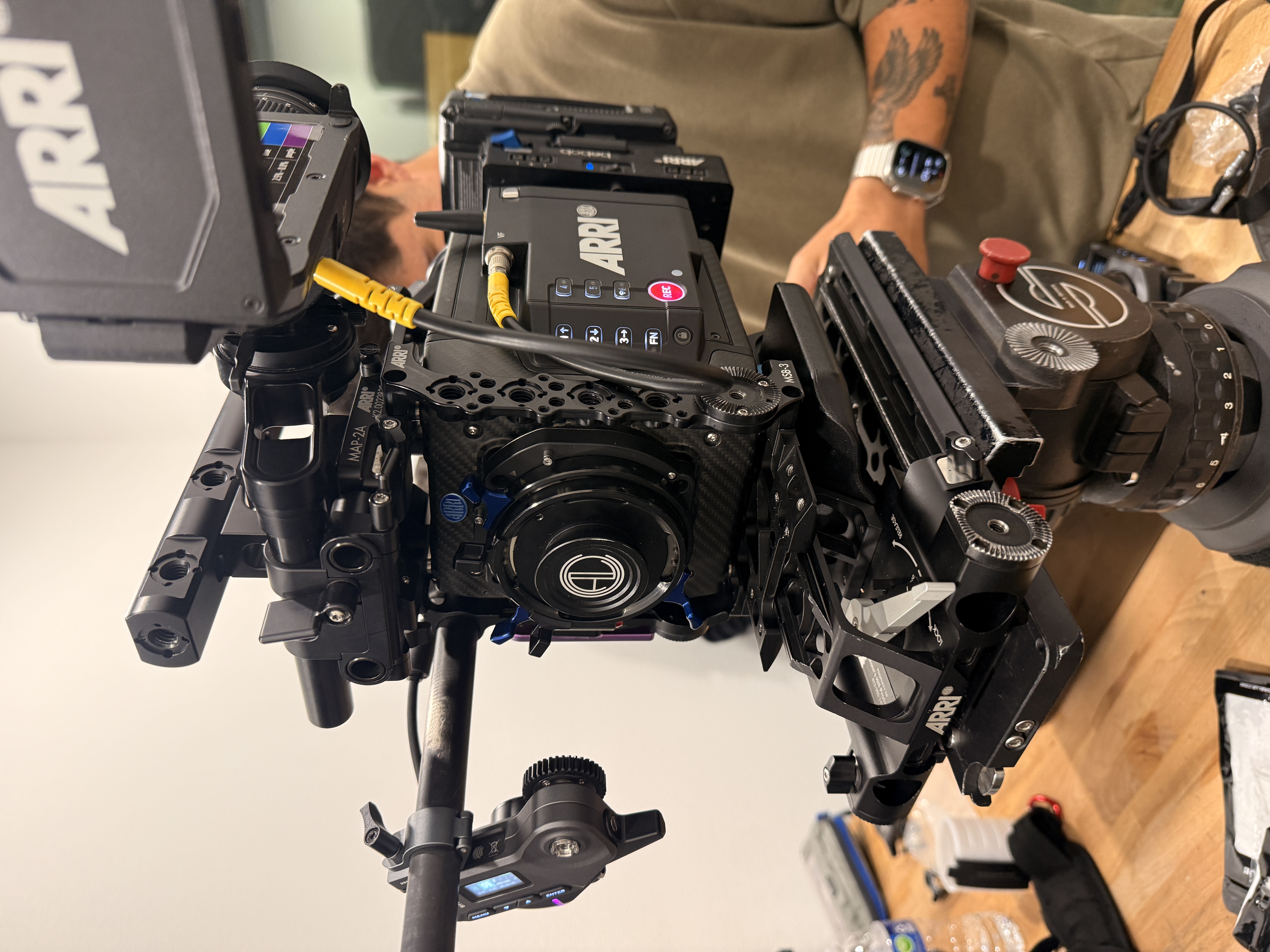 Arri Alexa Mini LF — front rig view